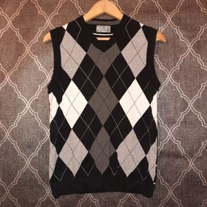 Men's XG Black Sweater Vest Size small